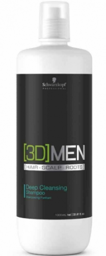 Schwarzkopf 3D Men Deep Cleansing Shampoo 1000ml