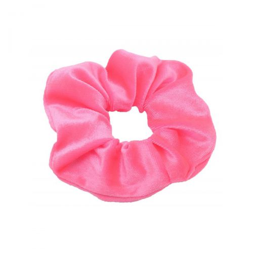 Salonline Scrunchie Velvet Bright Pink