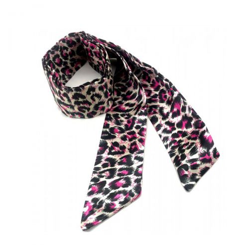 Salonline Hair Scarf Leopard Print Pink