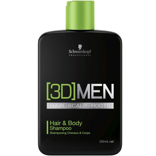 Schwarzkopf 3D Men Hair & Body Shampoo 250ml